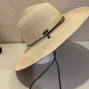 Sun n’ Sand Straw Hat with Chin Strap